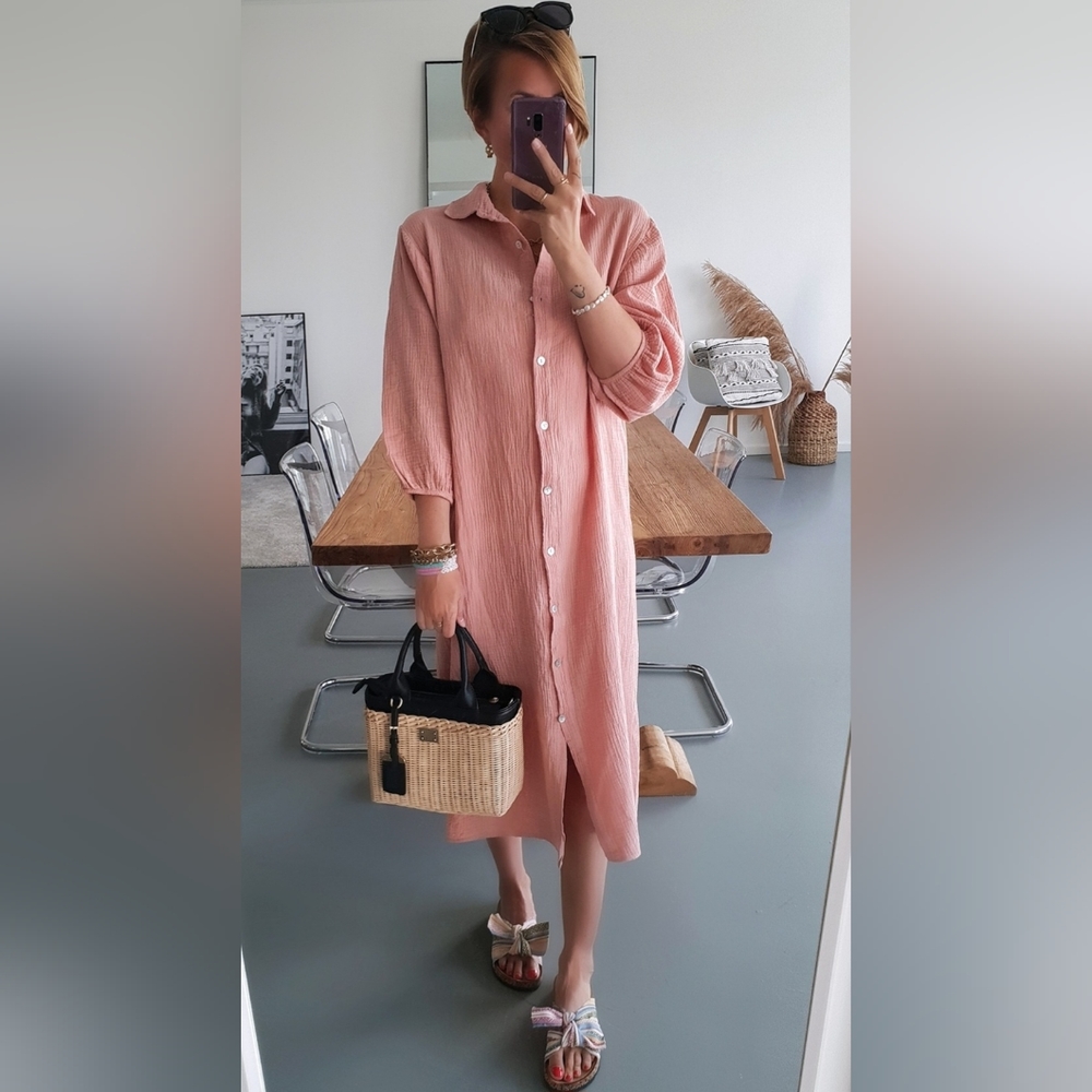 Light pink musselin blouse
